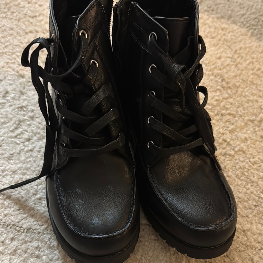 Black Leather Boots